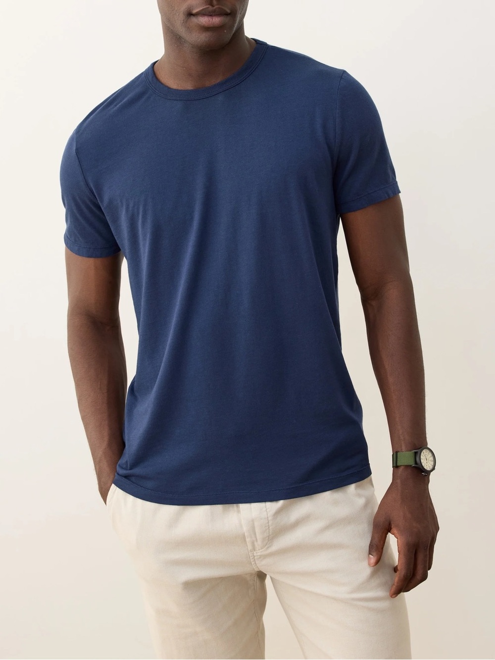 Men's Marine Layer Classic Navy Crewneck T-Shirt